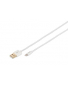 Digitus Kabel USB Digitus LIGHTNING-USB M/M 1.0M (DB600106010W) - nr 1