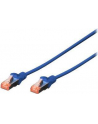 Digitus Kabel krosowy S/FTP kat.6 0.25m niebieski (DK-1644-0025/B) - nr 11