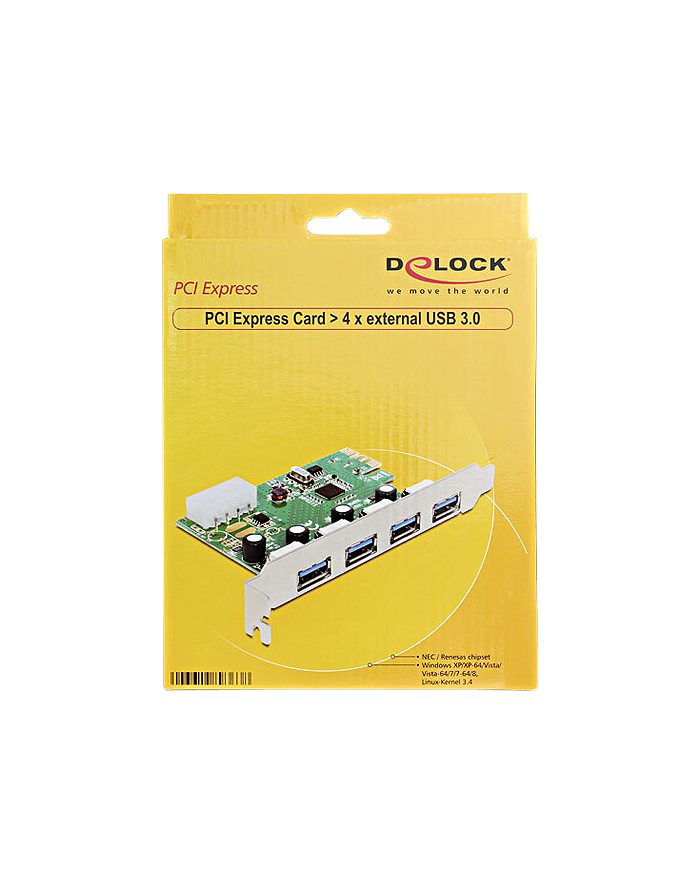 Delock 4x USB 3.0 (89363) główny