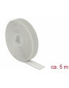 Organizer Delock DELOCK Klett-Kabelbinder 20mm x 5m Rolle grau - 18280 - nr 2