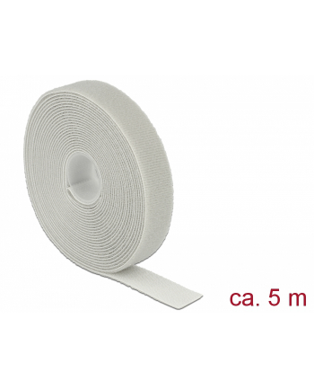 Organizer Delock DELOCK Klett-Kabelbinder 20mm x 5m Rolle grau - 18280 nr 2