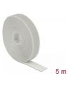 Organizer Delock DELOCK Klett-Kabelbinder 20mm x 5m Rolle grau - 18280 - nr 7