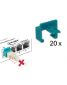 Delock Zestaw startowy Secure Clip RJ45 20 częściowy  (86406) - nr 3