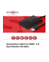 Club 3D Kabel USB 3.1 - 2x HDMI (CSV-1474) - nr 16