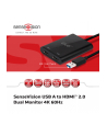 Club 3D Kabel USB 3.1 - 2x HDMI (CSV-1474) - nr 2