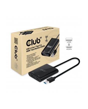 Club 3D Kabel USB 3.1 - 2x HDMI (CSV-1474)