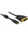 Delock HDMI Mini C na DVI (24+1) 2m Czarny (83583) - nr 1