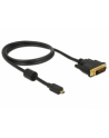 Delock HDMI Mini C na DVI (24+1) 2m Czarny (83583) - nr 2