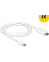 Delock miniDisplayPort na HDMI 3m Biały (83708) - nr 10