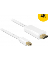 Delock miniDisplayPort na HDMI 3m Biały (83708) - nr 17