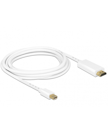 Delock miniDisplayPort na HDMI 3m Biały (83708)