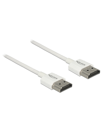 Delock Kabel HDMI - HDMI 1m Biały (85122)