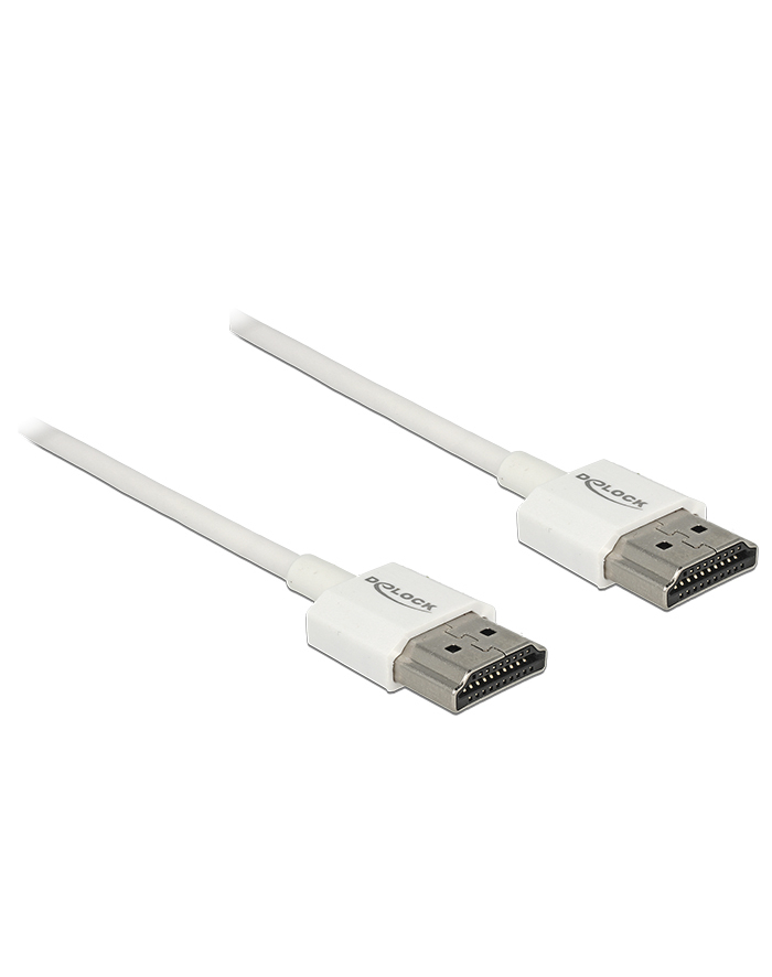 Delock Kabel HDMI - HDMI 1m Biały (85122) główny