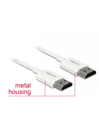 Kabel Delock HDMI - HDMI 4.5m Biały (85139)