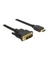 Kabel Delock DELOCK Kabel DVI 18+1 St > HDMI-A St 1.0m schwarz - nr 6