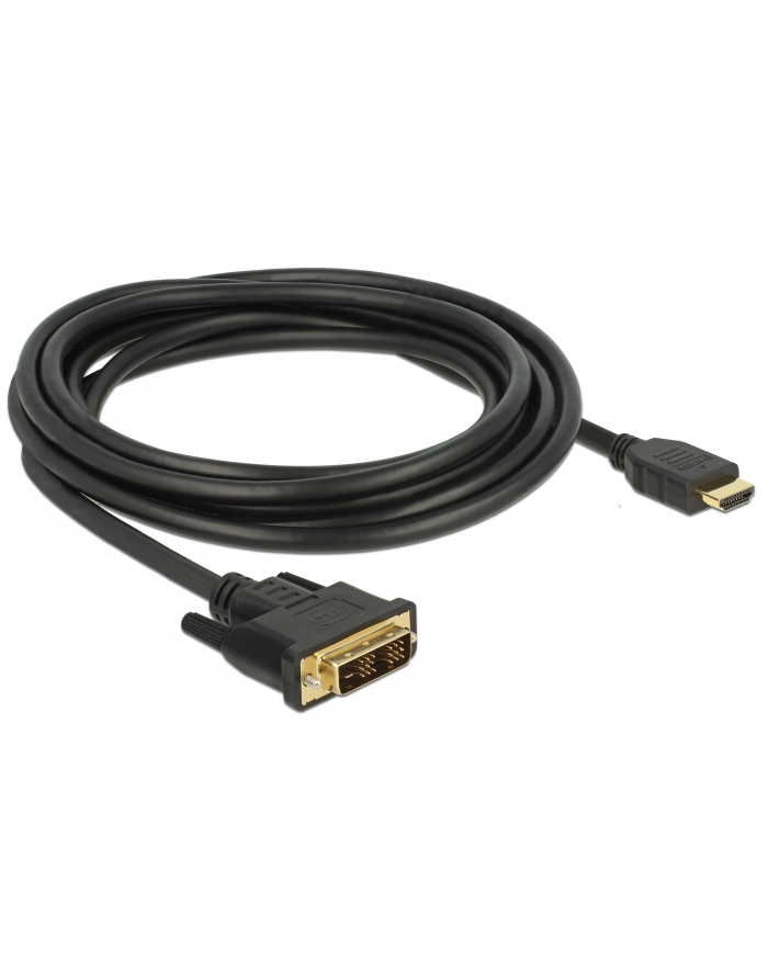 Kabel Delock DELOCK Kabel DVI 18+1 St > HDMI-A St 3.0m schwarz główny