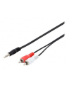 Digitus Kabel Minijack 3.5 - RCA Cinch x2 2.5m Czarny (DB-510300-025-S) - nr 5