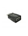 Adapter AV Delock ADAPTER HDMI(M)->VGA(F)+USB MICRO(F) CZARNY MINI ROZMIAR DELOCK - nr 5