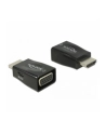 Adapter AV Delock ADAPTER HDMI(M)->VGA(F)+USB MICRO(F) CZARNY MINI ROZMIAR DELOCK - nr 7