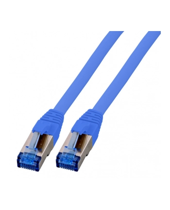 EFB-ELEKTRONIK PATCHCORD RJ45 S / FTP, KAT. 6A, KAT. 7 RAW KABEL TPE SUPERFLEX, 1M, NIEBIESKI (K5525FBL.1) (K5525FBL1)
