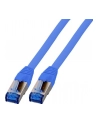 EFB-ELEKTRONIK  PATCHCORD RJ45 S / FTP, KAT. 6A, KAT. 7 RAW KABEL TPE SUPERFLEX, 1M, NIEBIESKI (K5525FBL.1) (K5525FBL1) - nr 4