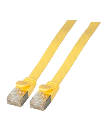 EFB-ELEKTRONIK KABEL PŁASKI RJ45 U / FTP, KAT. 6A, PVC, 2 M, ŻÓŁTY (K5545GE2)