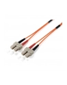 EQUIP   PATCHCORD ŚWIATŁOWODOWY  SC -  SC, DUPLEX OS2, 1M  (253331) - nr 11