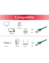 Equip Patchcord Cat 6a, SFTP, 0.5m, zielony (606402) - nr 1