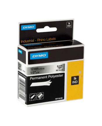 Dymo Taśma Poliestrowa Trwała Metaliczna 12Mm 18486