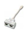 Przejściówka rozdzielacz RJ45 2 x RJ45 (żeńskie), kat. 6, 8 4 + 4 - nr 5