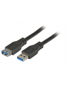 EFB Kabel USB USB3.0 Przedłużacz kabla Typ-A Premium 1m (K5237.1) - nr 1