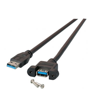 EFB Kabel - USB A 0.5m czarny (K5265SW.0,5)