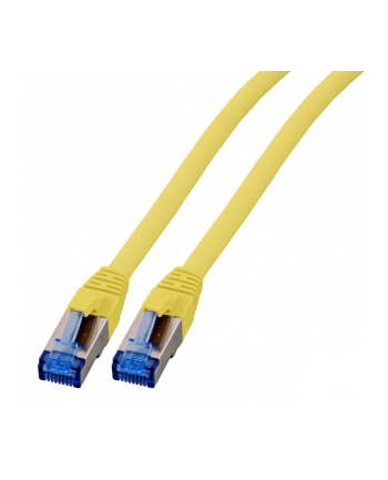 EFB Patchcord RJ45 S / FTP CAT.6A kat. 7 Raw kabel TPE superflex 1m żółty (K5525FGE1)