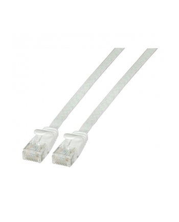 efb-elektronik Płaski kabel połączeniowy RJ45 U / UTP, kat.6A, PVC, 1,5m biały (K8107WS.1,5)