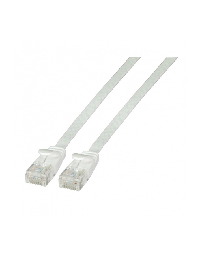 efb-elektronik Płaski kabel połączeniowy RJ45 U / UTP, kat.6A, PVC, 1,5m biały (K8107WS.1,5) główny