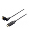 Equip 119361 HighSpeed HDMI Cable with Ethernet, black 1,0m, swivel, b - nr 7