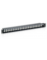 Equip Cat. 6a Keystone Patch Panel, shielded, black (769124) - nr 1