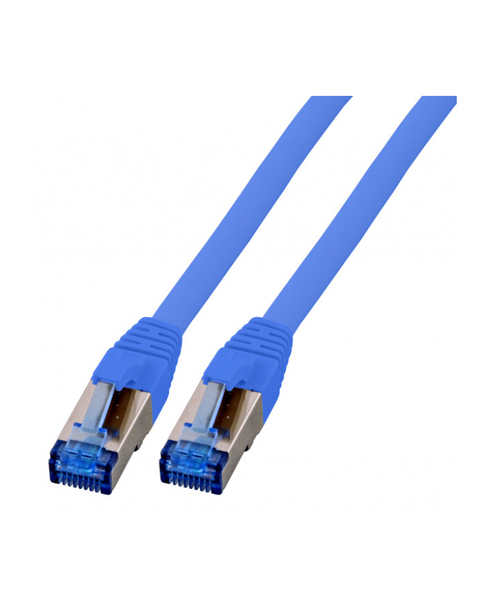 EFB-ELEKTRONIK  PATCHCORD RJ45 S / FTP, KAT. 6A, KAT. 7 RAW KABEL TPE SUPERFLEX, 1M, NIEBIESKI (K5525FBL.1) (K5525FBL1) główny