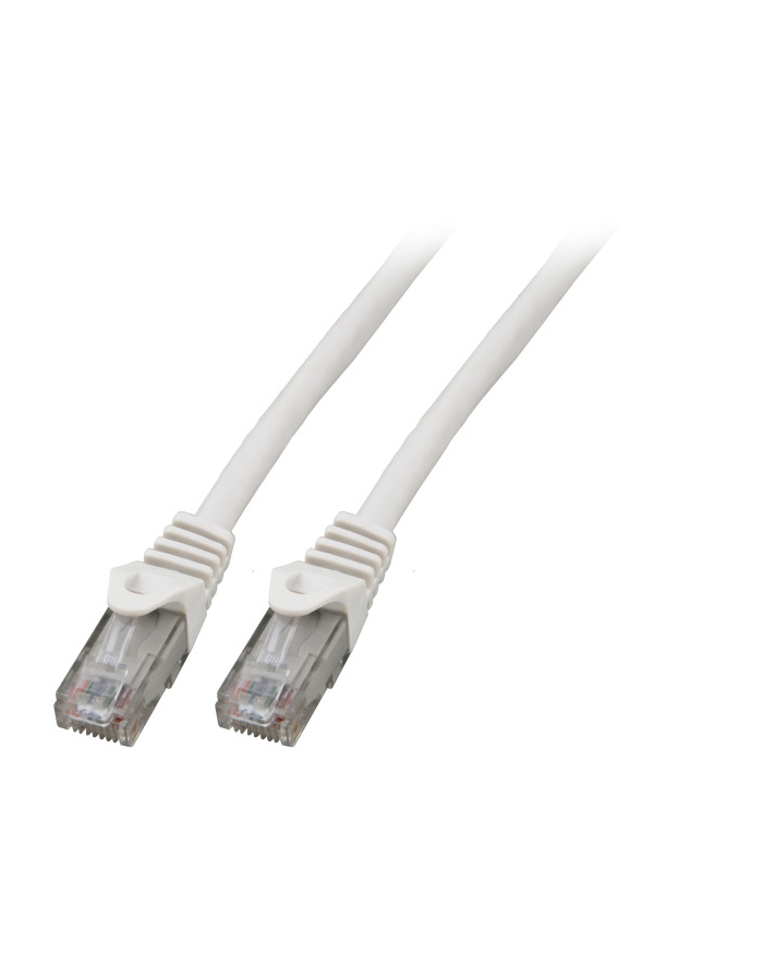 EFB-ELEKTRONIK  KABEL POŁĄCZENIOWY RJ45 U / UTP, KAT. 6, LSZH, CCA, 0,5 M, BIAŁY (K8104WS.0,5)  (K główny