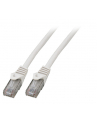 EFB-ELEKTRONIK  KABEL POŁĄCZENIOWY RJ45 U / UTP, KAT. 6, LSZH, CCA, 0,5 M, BIAŁY (K8104WS.0,5)  (K - nr 2