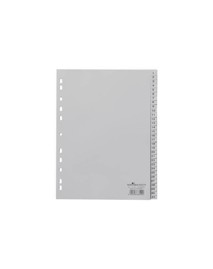 Durable Przekładki Pp A4 Szare 6523 główny