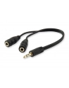 Kabel Equip Jack 3.5mm - Jack 3.5mm x2 0.2m czarny (147941) - nr 10