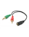 Kabel Equip Jack 3.5mm - Jack 3.5mm x2 0.2m czarny (147941) - nr 11