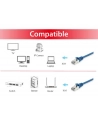 Equip Patchcord CAT.6a SFTP 1m niebieski (606203) - nr 1