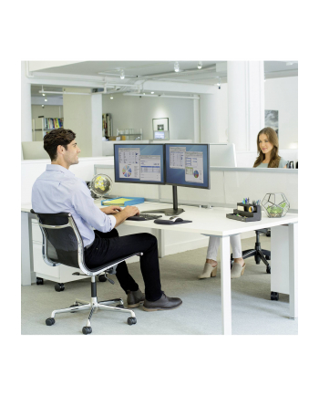 Fellowes wolnostojące ramię na 2 monitory poziome Professional Series (8043701) nr 1