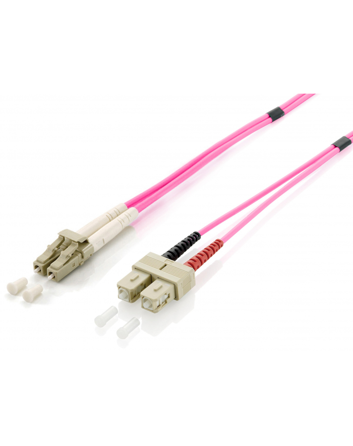 Equip Patchcord światłowodowy LC - SC Multimode Duplex OM4, 1m (255531) główny