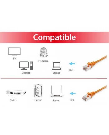 Equip Patch Cable S/FTP Cat.6 - 1m (605570)