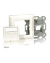 Equip RJ45 Rahmenset Equip 3xRJ45 Unterputz reinwei (761304) - nr 4