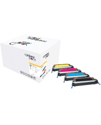 FREECOLOR Toner HP CLJ 3600 Rainbow Kit kompatibel - Toner laserowy Żółty (36004FRC)