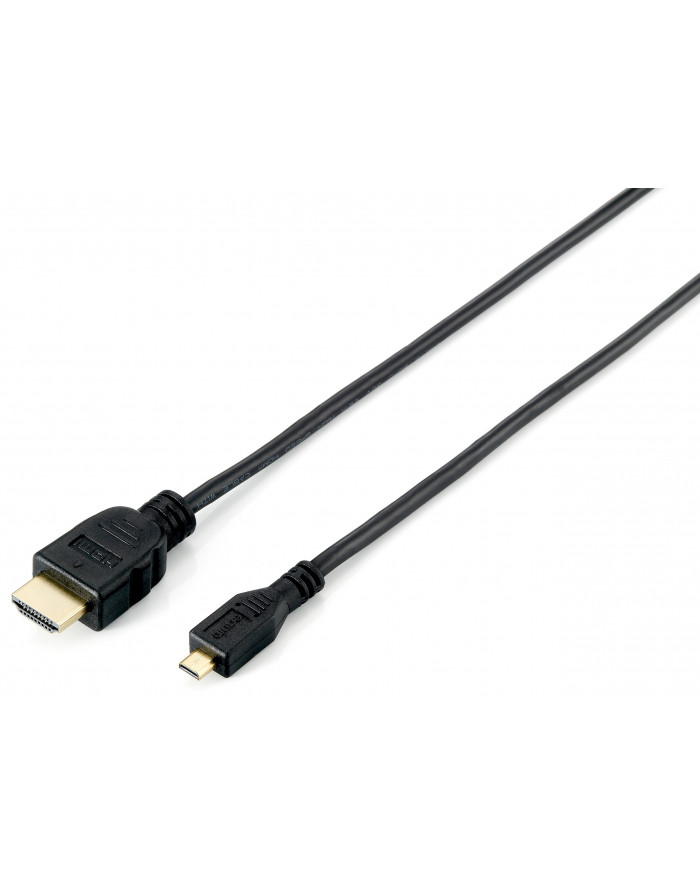 Equip HighSpeed HDMI to microHDMI Adapter Cable M/M 2m black (119308) główny